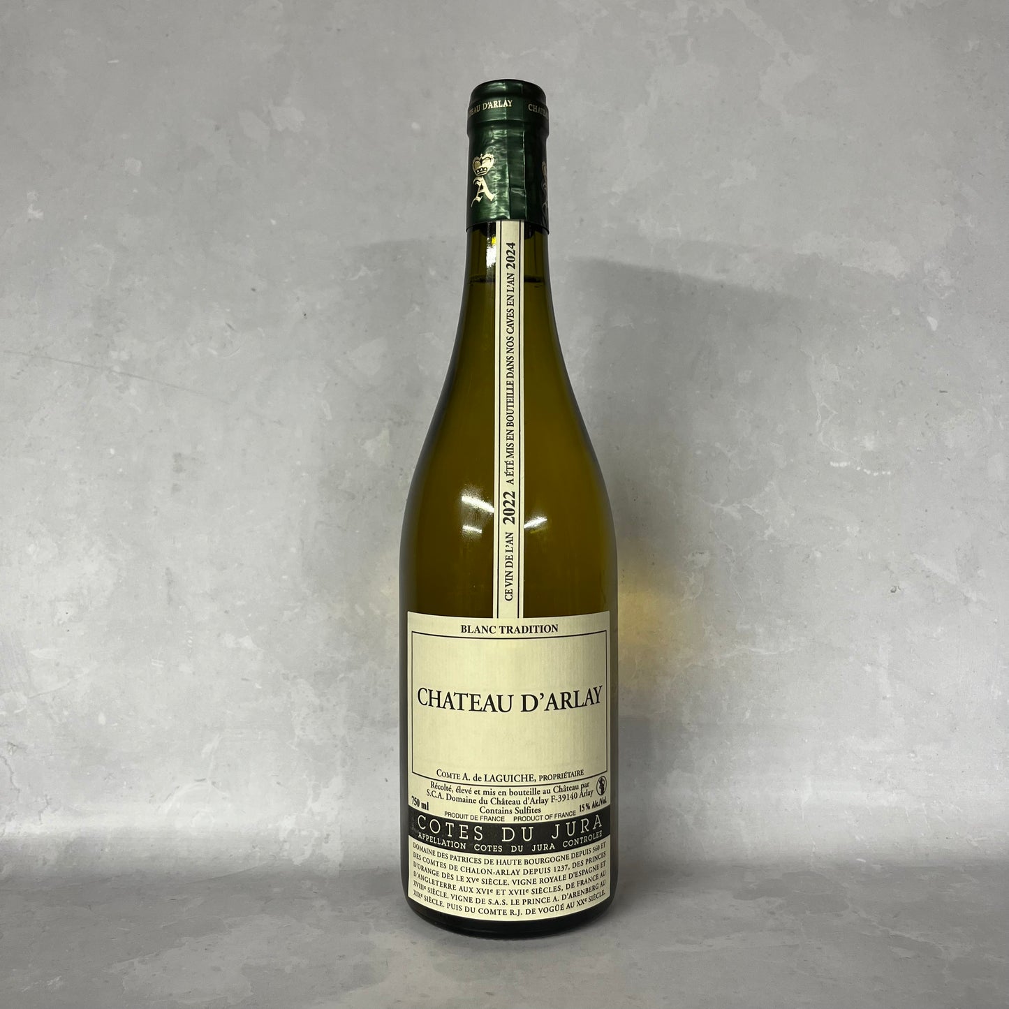 2022 TRADITION BLANC COTES DU JURA